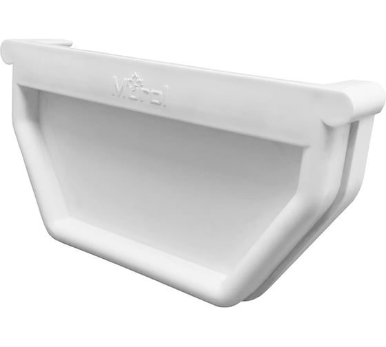 Заглушка желоба универсальная IMPLAST 110 мм, U110/67, L/R, белая, 3 шт. UEW-3