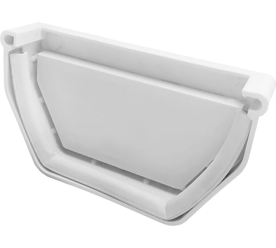 Заглушка желоба универсальная IMPLAST 110 мм, U110/67, L/R, белая, 3 шт. UEW-3