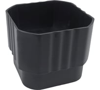 Муфта водосточной трубы IMPLAST 67 мм U110/67, серая, 3 шт. TSG-3