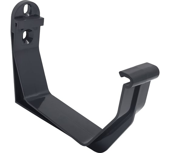 Кронштейн желоба IMPLAST ПВХ 110мм U110/67, серый, 3 шт. UBG-3