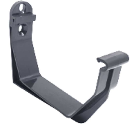 Кронштейн желоба IMPLAST ПВХ 110мм U110/67, серый, 3 шт. UBG-3