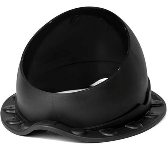 Элемент проходной KROVENT Base-VT Wave 125/150 черный 105491 1