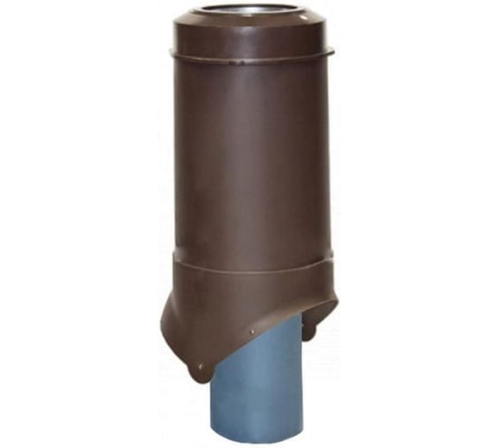 Выход канализации KROVENT Pipe-VT 125/100 ИЗ коричневый 207690