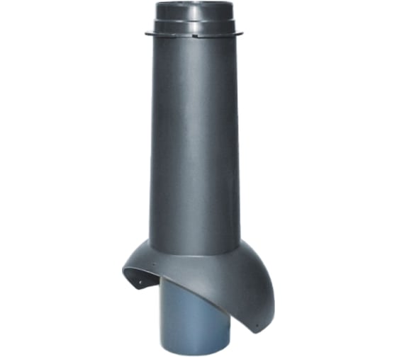 Выход канализации KROVENT Pipe-VT 110 ИЗ черный 098184 1