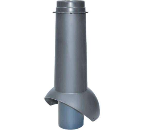 Выход канализации KROVENT Pipe-VT 110 ИЗ серый 098185 1