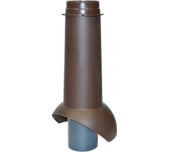 Выход канализации KROVENT Pipe-VT 110 ИЗ коричневый 097562