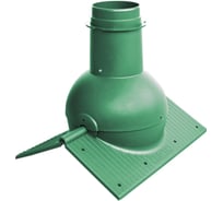 Элемент коньковый KROVENT Pipe-Cone зеленый 097543