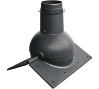Элемент коньковый KROVENT Кrovent Pipe-Cone черный 098205