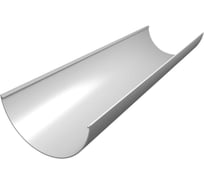 Комплект желобов Grand Line Классика 120 ПВХ GL 1.5м, белый, RAL 9003 753903