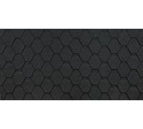 Гибкая черепица DOCKE PIE EURASIA/ШЕСТИГРАННИК/ Чёрный ZRKQ-1255