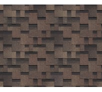 Гибкая черепица DOCKE PIE PREMIUM/ГЕНУЯ/ Трюфель ZRSE-1082