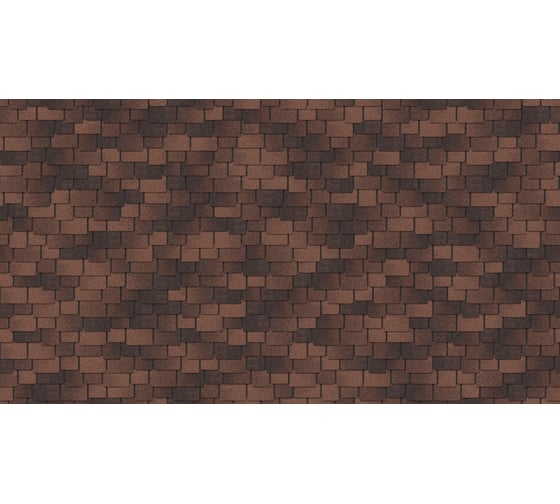 Гибкая черепица DOCKE PIE LUX/ САППОРО/ Кофе ZRSX-1078