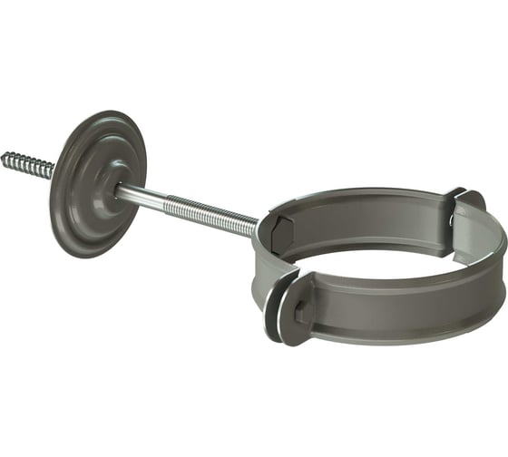 Хомут трубы DOCKE STAL PREMIUM D90(Графит 7024) PVHT-1086 1