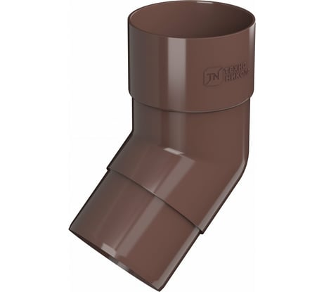 Колено трубы Технониколь (ПВХ; 135 градусов; коричневый; 1 шт) TN359455