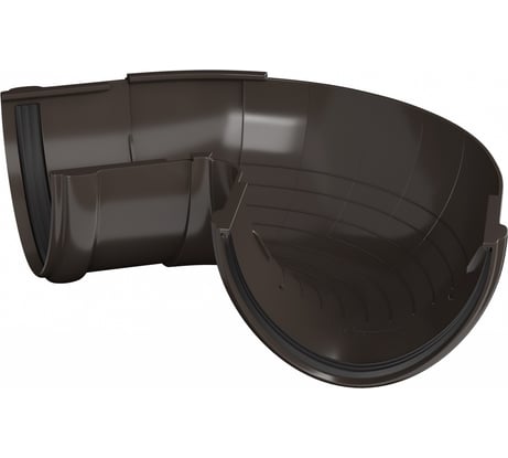 Угол желоба Технониколь (ПВХ; регулируемый; 90-150 градусов; темно-коричневый; 1 шт) TN683374
