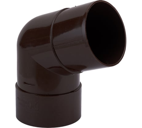 Колено трубы Технониколь (108 градусов; ПВХ; коричневый; 1 шт) TN519644