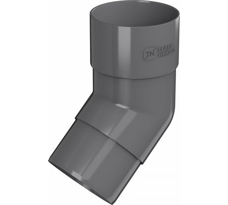 Колено трубы Технониколь (108 градусов; ПВХ; серый; 1 шт) TN519641