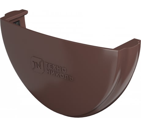 ПВХ заглушка желоба Технониколь (коричневый; 1 шт) TN359454