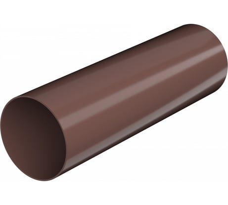 Труба Технониколь ТН (ПВХ; 1.5 м; коричневый; глянец; 1 шт) TN563116