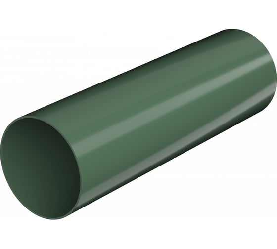 Труба Технониколь ТН (ПВХ; 1.5 м; зеленый; глянец; 1 шт) TN563118