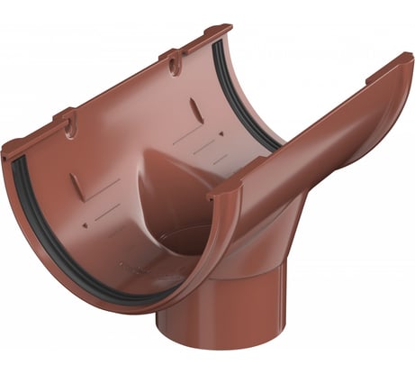 Воронка желоба Технониколь (ПВХ; красный; 1 шт) TN425650