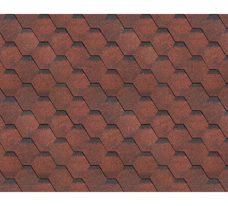 Гибкая черепица Технониколь Финская Соната красный TN681838