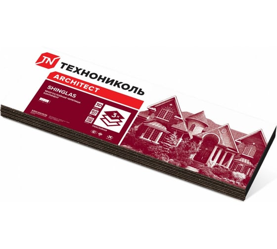 Многослойная черепица Технониколь SHINGLAS Континент Африка TN561559