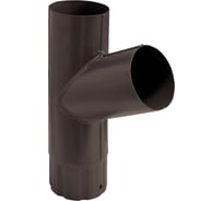 Тройник трубы Grand Line GL PU 90 мм RAL 8017 026623