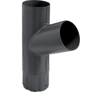 Тройник трубы Grand Line GL PU 90 мм RAL 7024 061856