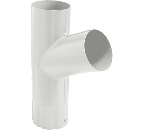 Тройник трубы Grand Line GL PU 90 мм RAL 9003 026622