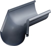 Угол желоба внутренний Grand Line GL PU 135 гр125 мм RAL 7024 061860
