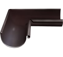 Угол желоба внутренний Grand Line GL PU 90 гр125 мм RAL 8017 020452