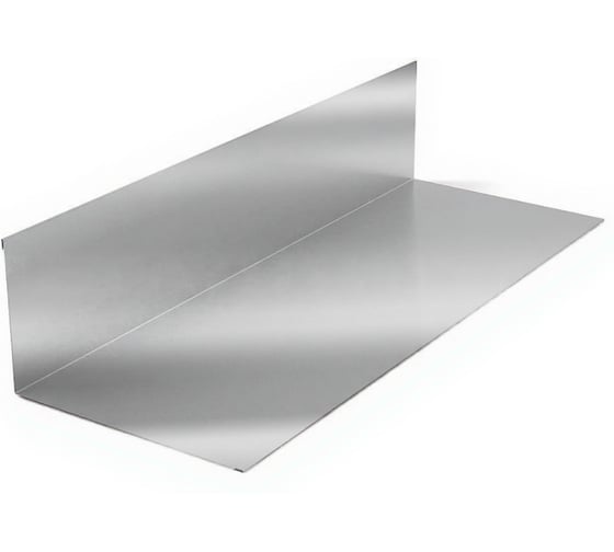 Планка примыкания верхняя МЕТАЛЛИК И КО 145x250x2000, Оц 0.40, RAL 7024, в пленке О0000059110 1