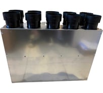 Итальянский пленум бокс/распределительная камера Brofer на 10 выходов, 75мм или 90мм, 442x624x202мм PLUGPVMCSH10