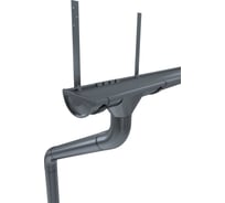 Комплект водостока Grand Line GL PE 125/90 RAL7024 6 м/3 м 746809