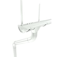 Комплект водостока Grand Line GL PE 125/90 RAL9003 6 м/3 м 746807