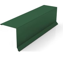 Планка торцевая МЕТАЛЛИК и КО 95x120x2000; Оц 0.40 (RAL 6005) в пленке О0000051330