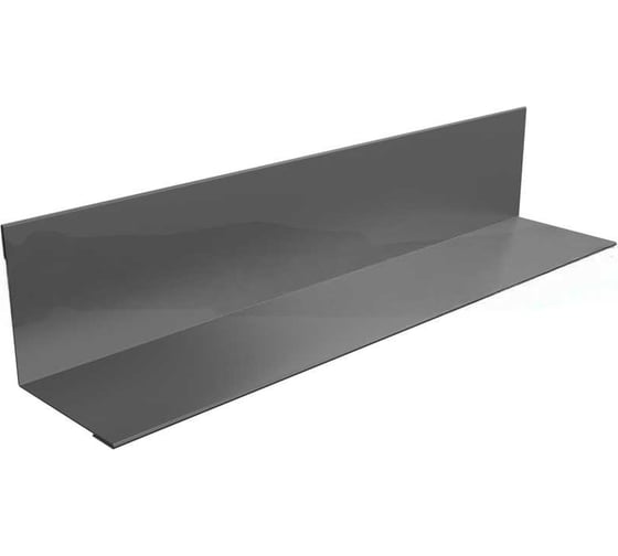 Планка угла внутреннего МЕТАЛЛИК и КО 115x115x2000; Оц 0.40 (RAL 7024) в пленке О0000057285 1