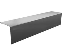 Планка угла наружного МЕТАЛЛИК и КО 115x115x2000; Оц 0.40 (RAL 7024) в пленке О0000087243