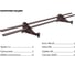 Снегозадержатель трубчатый Grand Line Snow Kit RAL 8017, 1м 195975 2