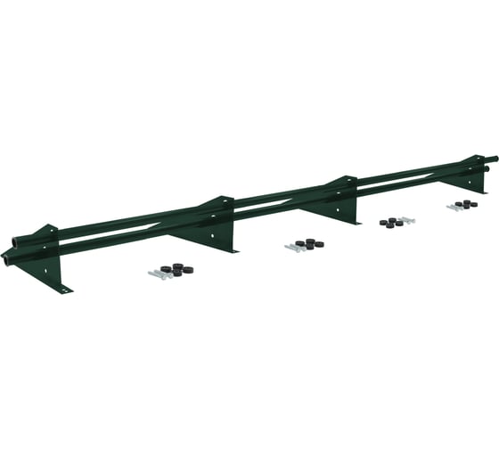 Снегозадержатель трубчатый универсальный Grand Line Optima плюс RAL 6005 3м 219550 1