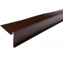 Торцевая планка Технониколь (полиэстер; RAL 8017 коричневая; 1 шт) TN569080