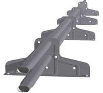 Снегозадержатель Grand Line Стандарт Т4 d 40х20 RAL 7004 (3м) 198173