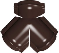 Тройник Y конька Grand Line пол/кр 0,5 Satin-fRAL 8017 096124