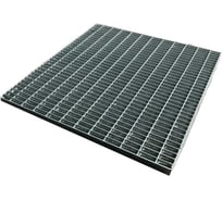 Решетка GIDROSTOK для пластикового дождеприемника 400х400 мм, стальная ячеистая, оцинкованная, класс А15 306