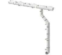 Комплект водосточной системы ЛМ маркет Docke Premium 1.5 м, пломбир 9/3 квс_деке_премиум_пломбир_9_3_fbs