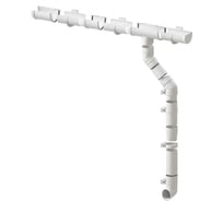 Комплект водосточной системы ЛМ маркет Docke Premium 1.5 м, пломбир 6/3 квс_деке_премиум_пломбир_6_3_fbs