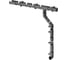 Комплект водосточной системы ЛМ маркет Docke Premium 1.0 м, графит 4/3 квс_деке_премиум_графит_4_3_ВБ 1