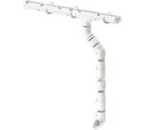 Комплект водосточной системы ЛМ маркет Docke LUX 1.5 м, пломбир 12/3 квс_деке_люкс_пломбир_12_3