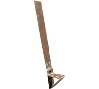 Скоба снегозадерживающая для натуральной черепицы Roofsystems Prestige Zn, оцинкованная, коричневая, RAL 8017, 20 шт. в корообке 120355